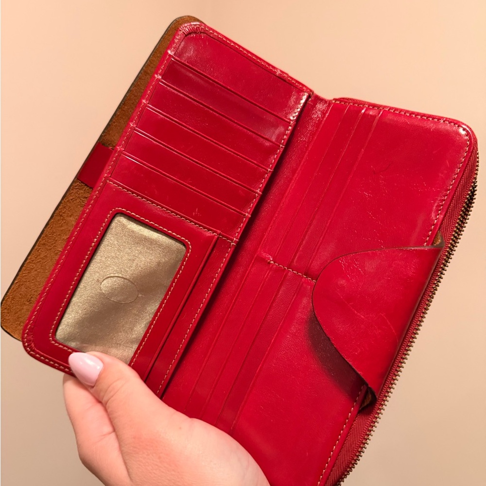 Red Leather Wallet - Picture 5 of 6